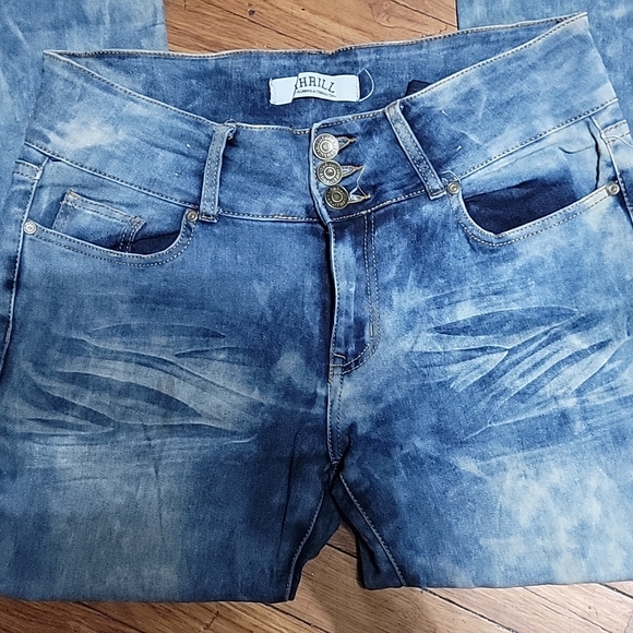 THRILL ALWAYS A THRILL Long pants 👖color blue size 13 - Picture 2 of 15